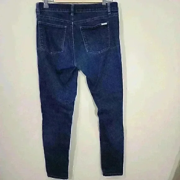P2 White house black market skinny jeans size small jegging jeans blue denim - Picture 5 of 8